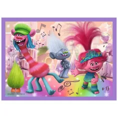Trolls 3: Puzzle set 4 în 1 - Trefl imaginea 3
