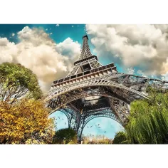 Turnul Eiffel, Paris puzzle premium plus de calitate, 1000 piese - Trefl imaginea 2
