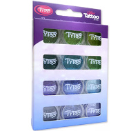 TyToo: Set de pulberi cu sclipici, nuanțe reci, 12 x 2,5 ml