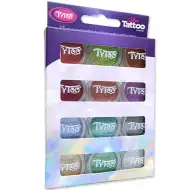 TyToo: Set de sclipici cu selecție de culori multiple 12x2,5 ml
