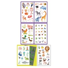 TyToo: Set de tatuaje temporare cu animale, 69 de bucăți imaginea 2