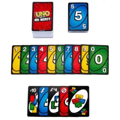 UNO Joc de cărți fără milă - Mattel imaginea 3