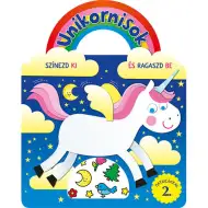 Unicorni - Colorează și lipește cu autocolante caietul de activități 2