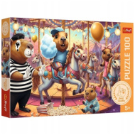 Vacanța capybarilor — puzzle de 100 de piese – Trefl