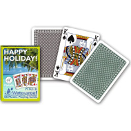 Vacanță fericită! Cărți de rummy din plastic, 1 x 55 de cărți - Piatnik