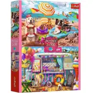 Vacanță puzzle 2x500 de piese - Trefl