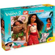 Vaiana 2 2-în-1 puzzle de 108 piese și carte de colorat 70x50cm - Lisciani