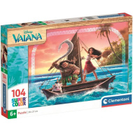Vaiana 2 Aventuri puzzle Supercolor de 104 piese - Clementoni