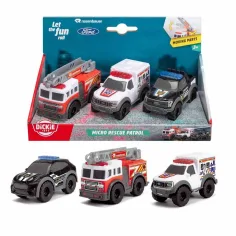 Vehicule de salvare micro în mai multe variante 1/64 - Dickie Toys imaginea 2