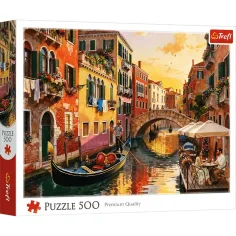 Veneția la apus Puzzle de 500 de piese Calitate Premium – Trefl