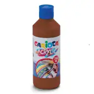 Vopsea acrilică 250ml culoare maro - Carioca