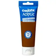 Vopsea acrilică 75ml culoare maro - Carioca