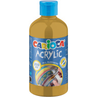 Vopsea acrilică aurie 250 ml - Carioca