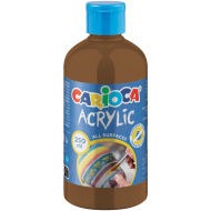 Vopsea acrilică maro 250 ml - Carioca