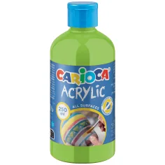 Vopsea acrilică verde 250 ml - Carioca