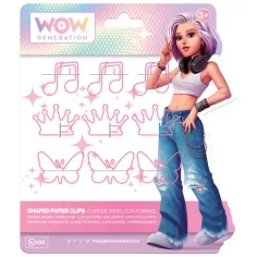 WOW Generation: Agrafa roză cu forme vesel în diferite variante. imaginea 3