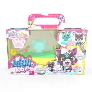 Washy Friends: Pisici de baie Color Reveal cu cadă și accesorii - Cirmi