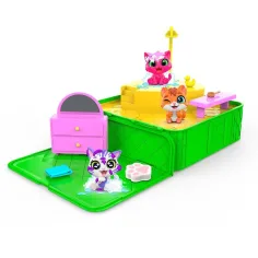 Washy Friends: Pisici de baie Color Reveal cu jacuzzi și accesorii imaginea 3