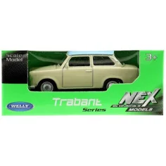 Welly: Mașinuță metalică Trabant, model disponibil în mai multe variante, scară 1/64 imaginea 2