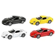 Welly: Model de mașină metalică Porsche 911 Carrera S, disponibil în mai multe variante, 11 cm