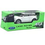 Welly: Model metalic de mașinuță Land Rover Evoque alb, scară 1/64