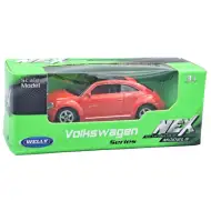 Welly: Model miniatur Volkswagen Broscuță modernă roșie, scară 1/64