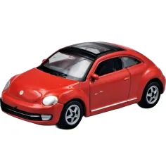 Welly: Model miniatur Volkswagen Broscuță modernă roșie, scară 1/64 imaginea 2
