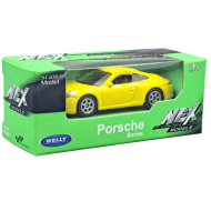 Welly: Porsche 911 (991) Carrera S - model de mașinuță metalică galbenă 1/64