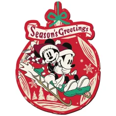 Wood Craft: Disney - Crăciunul lui Mickey și Minnie, puzzle din lemn premium de 160 de piese - Trefl imaginea 2