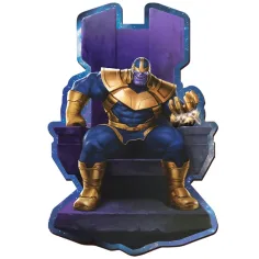 Wood Craft: Marvel Avengers - Thanos pe tron 160 de piese premium din lemn puzzle - Trefl imaginea 2
