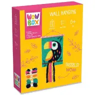 WowBox: Set creativ pentru decor de perete macrame cu model de tucan