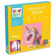 WowBox: Set creativ pentru realizarea unui tablou cu fir LED unicorn