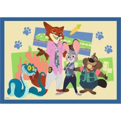 Zootropolis 2 – puzzle 4 în 1 cu 35-48-54-70 piese – Trefl imaginea 4