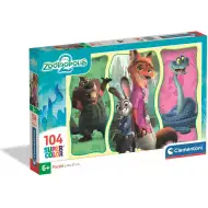 Zootropolis 2 Puzzle Super Color de 104 piese - Clementoni