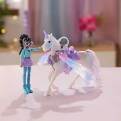 Academia Unicornilor: Aripi fermecate - set Layla și Glacier - Spin Master imaginea 2