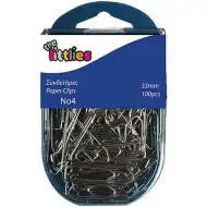 Agrafă de birou în suport plastic 33mm 100 bucăți