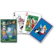 Alice in Tara Minunilor cărți remi exclusivă 1x55 - Piatnik