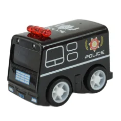 Alloy Car: Mașină de poliție în diverse versiuni 5cm imaginea 4