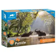 Animal Planet: Elefanți în lac 1000 bucăți puzzle
