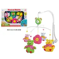 Animale colorate jucărie pentru pătuț