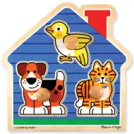 Animale preferate puzzle lemn - Melissa &amp; Doug
