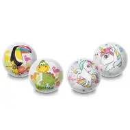 Animale sau Unicorn minge de cauciuc cu sclipici 10cm
