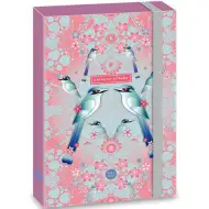 Ars Una: Cataline Estrada păsări mapă pentru caiete cu elastic A4