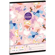 Ars Una: Doggy Friends - câine caiet cu linii pentru clasa 3-a 32 file A5