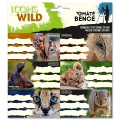 Ars Una: Icons of the Wild etichete de caiet ambalate 3x6 bucăți