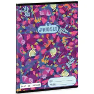 Ars Una: Jungle - Junglă animal model caiet cu linii pentru clasa 2-a 32 file A5