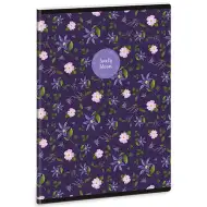 Ars Una: Lovely Bloom Wild Rose extra capse caiet cu pătrățele A5