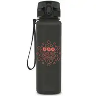 Ars Una: Mată gri închis fără BPA sticlă pentru apă 600ml