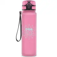 Ars Una: Mată roz fără BPA sticlă 600ml