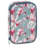 Ars Una: Rosy Magnolia mai multe nivele penar pliabil 15,5x22,5x4,5cm